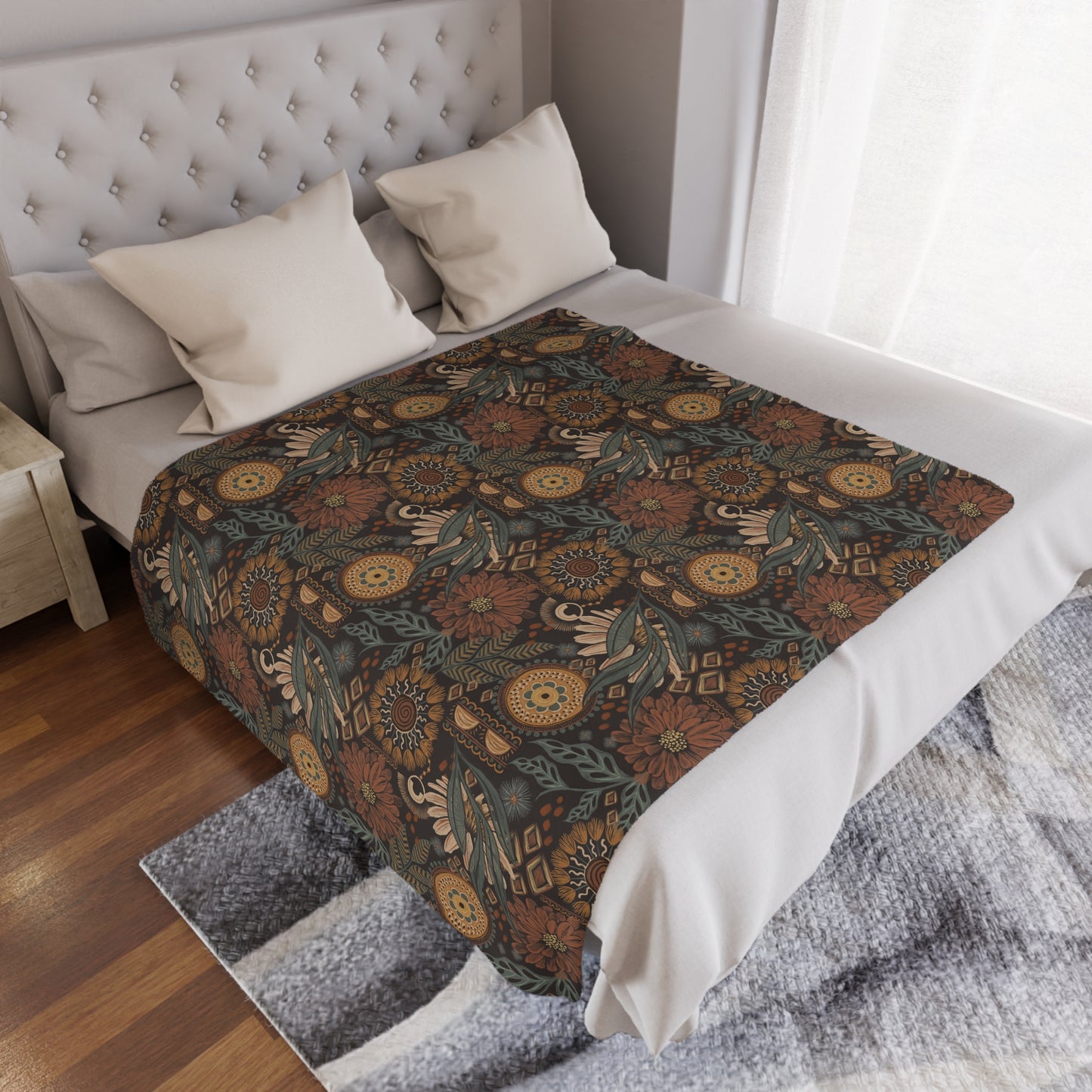 Blissfully Boho Minky Blanket