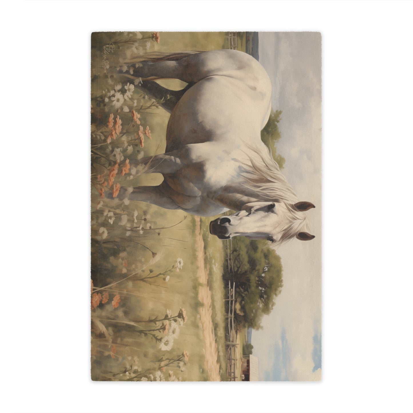 Majestic Ranch View Minky Blanket