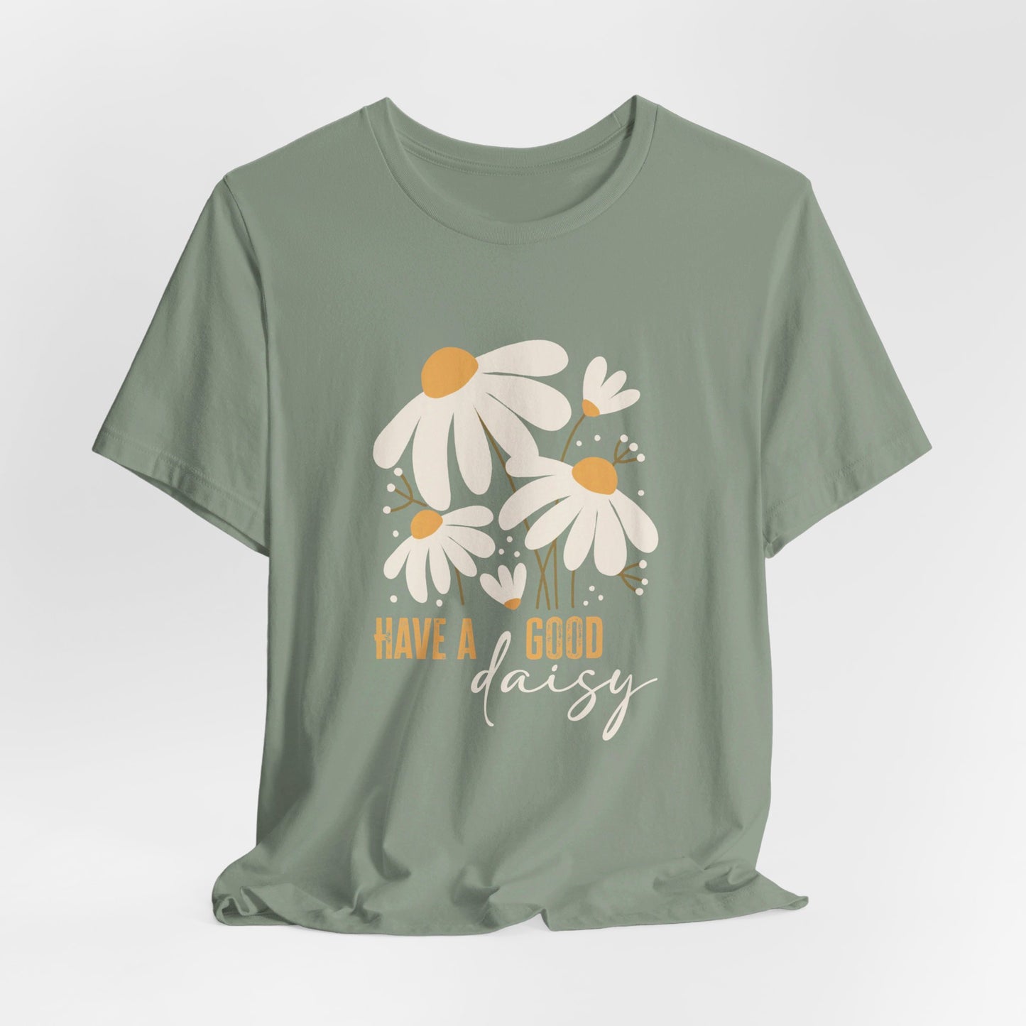 Good Daisy: Bella Canvas T-shirt with Cute Daisies