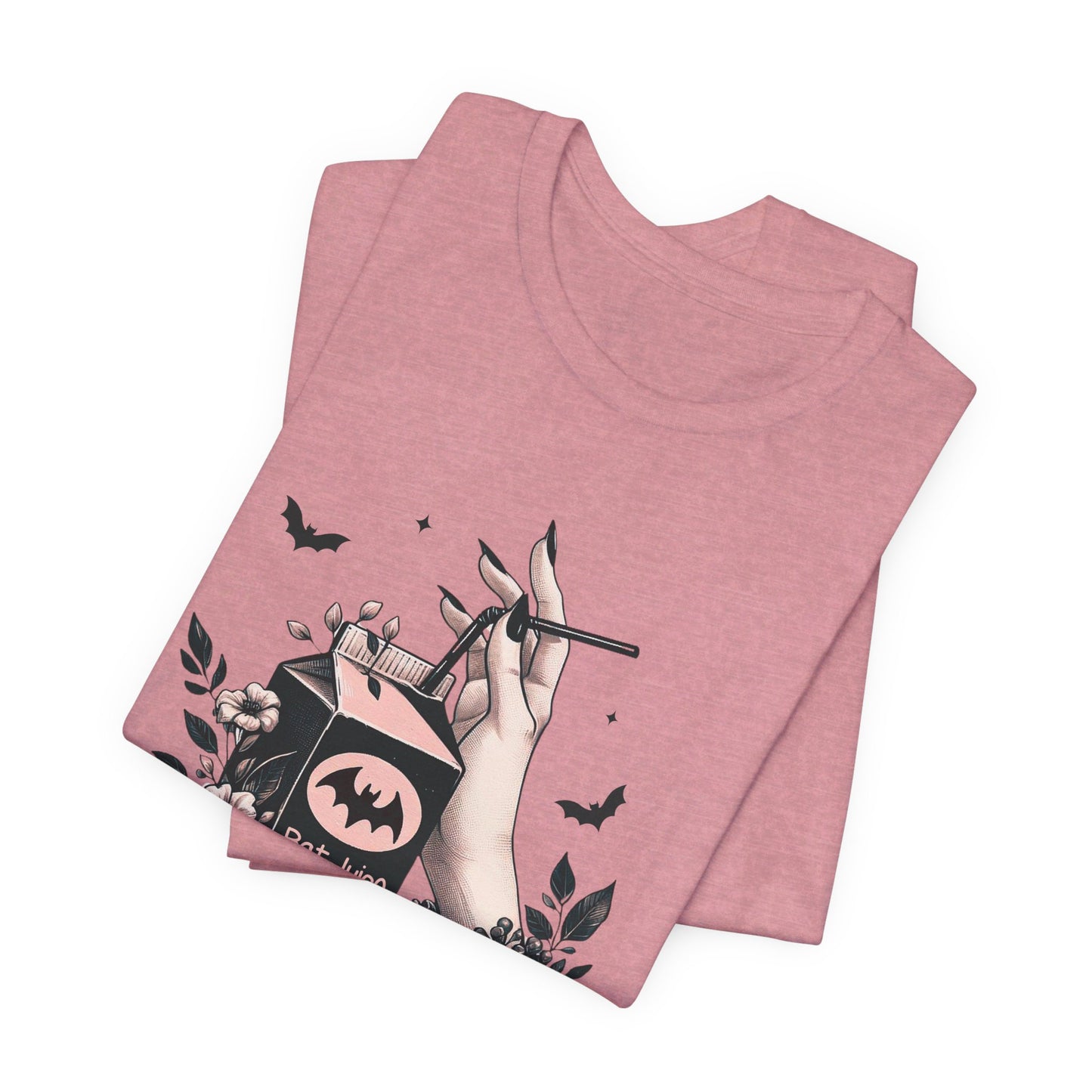 Bat Juice: Halloween Bella Canvas T-shirt with Hand and Tulle
