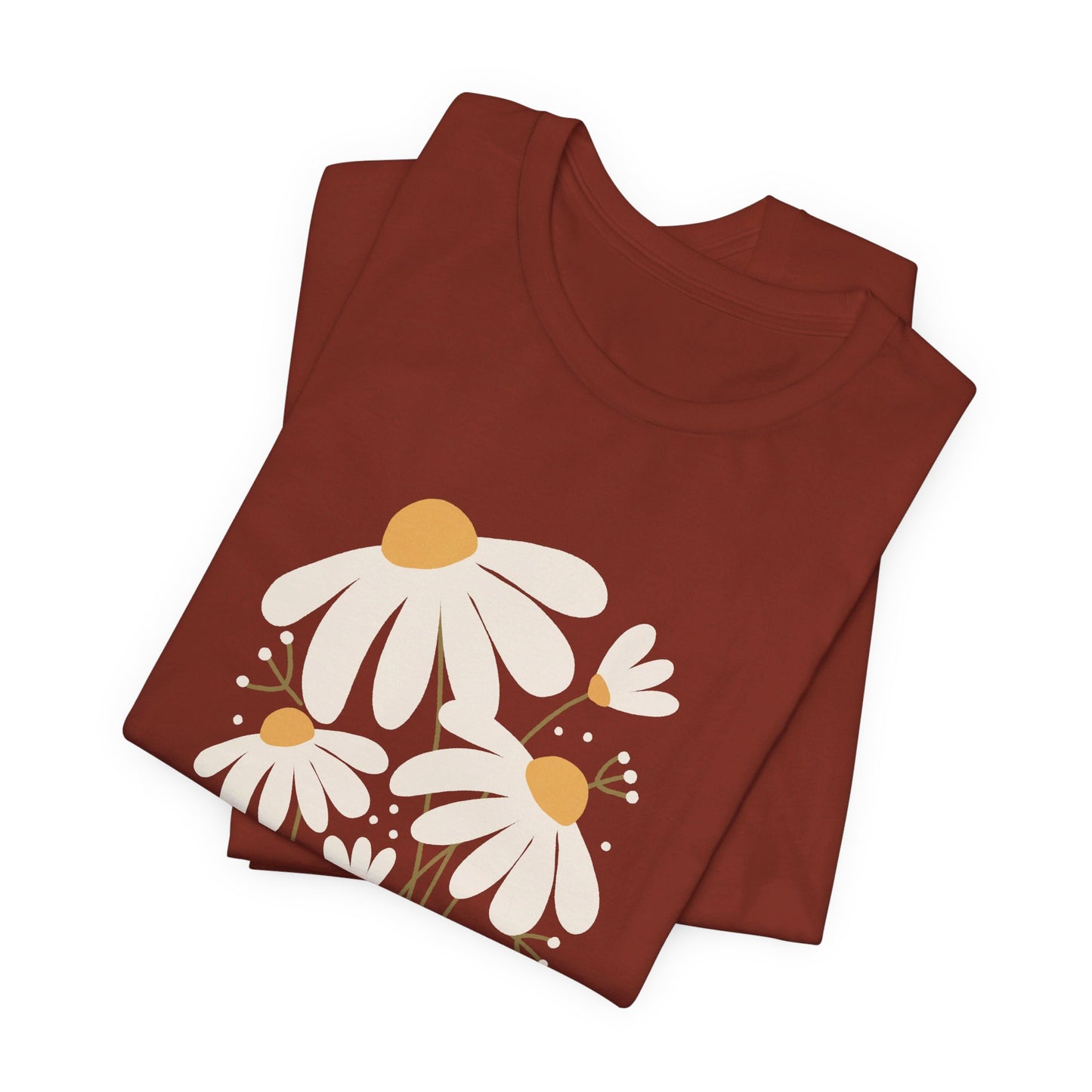 Good Daisy: Bella Canvas T-shirt with Cute Daisies