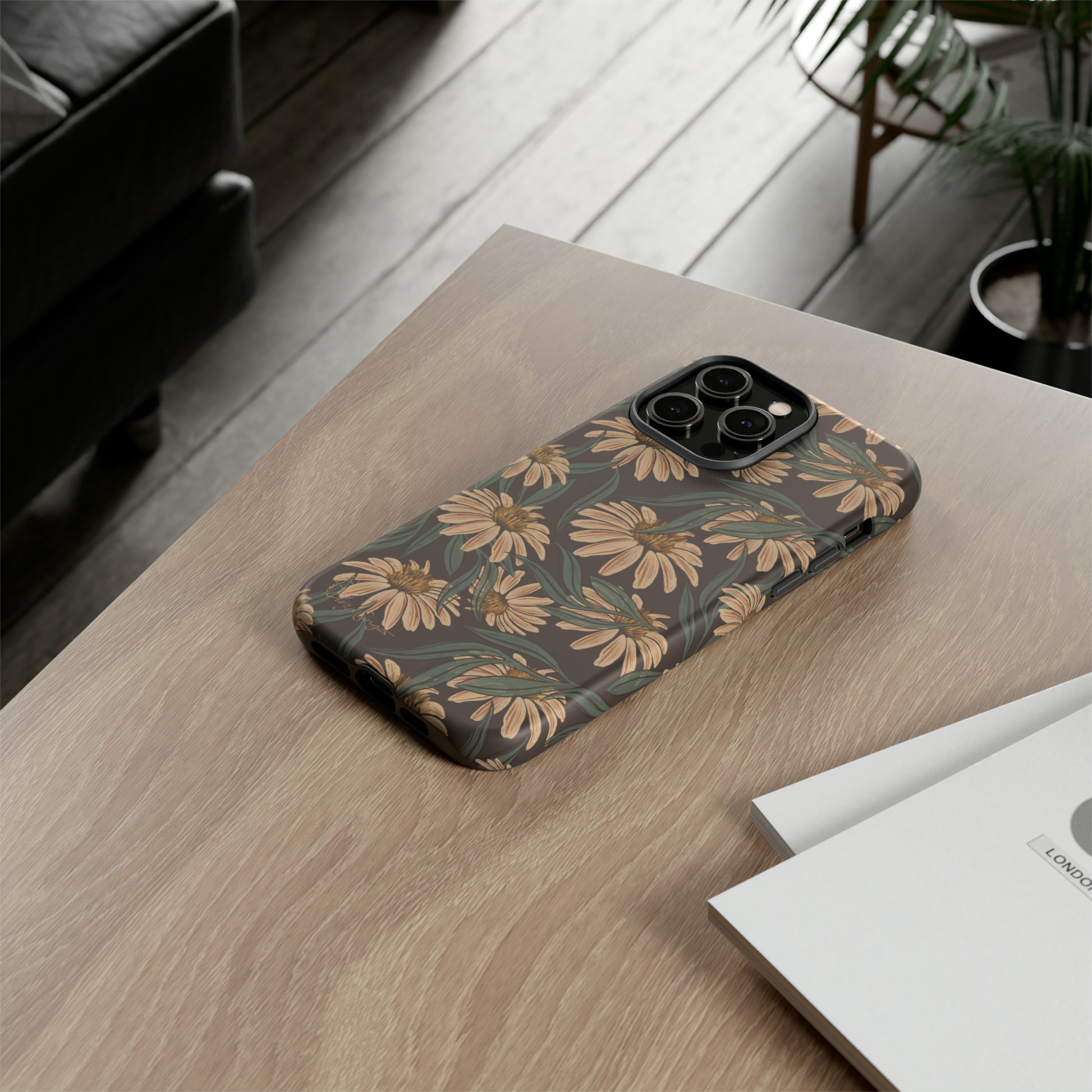 Meadows in Bloom: Boho Meadows Daisy iPhone Tough Protective Cover. A picturesque fusion of Flowers, Boho, and floral daisies in a Western design. Compatible with iPhone 15, 14, 13, XS, XR Pro/Max/Mini/P/Plus. Embrace Nature's Beauty with Style and Durability. #ElizaSinger #PhoneCase #BohoFloral