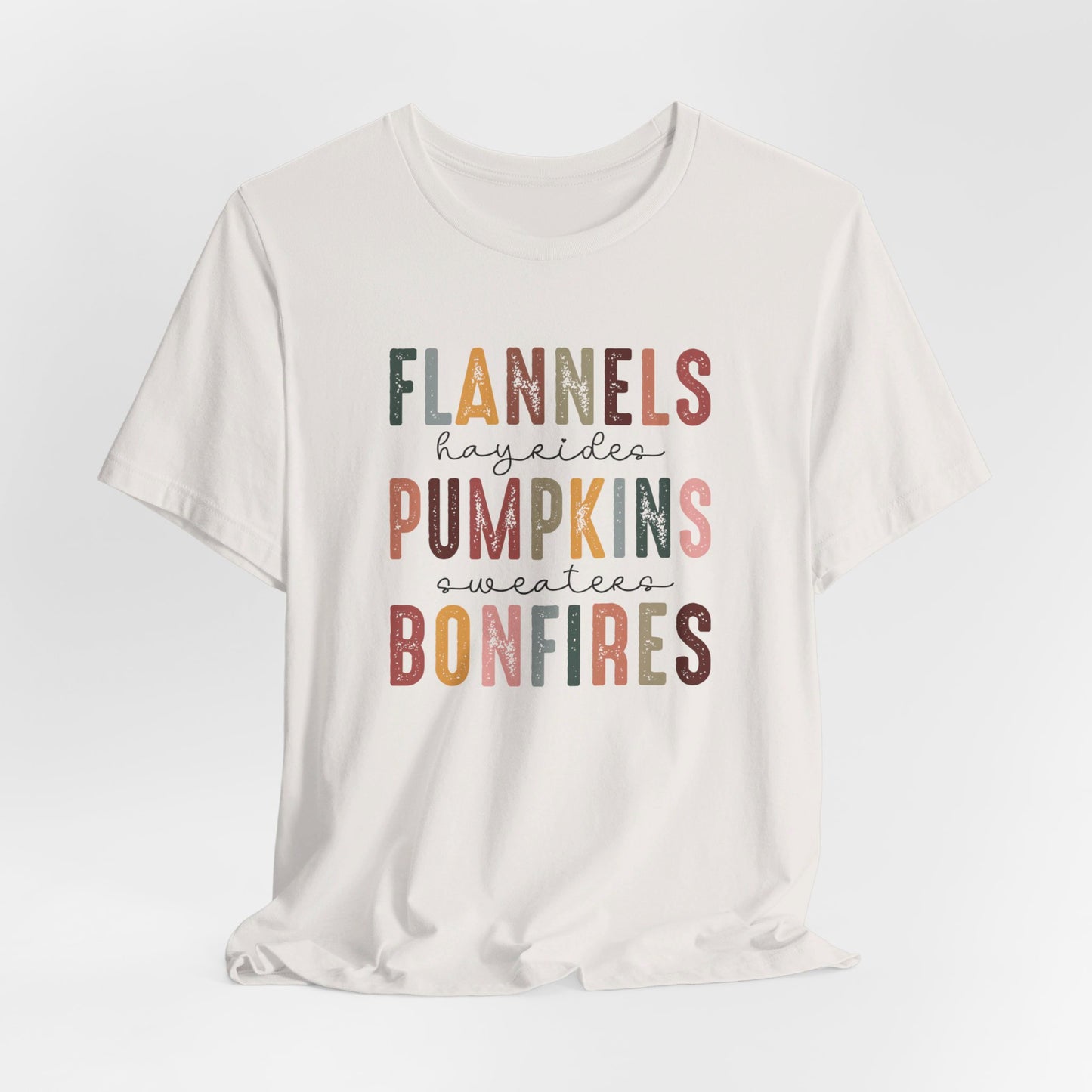 Fall Favorites: Bella Canvas T-shirt with Autumn Typography