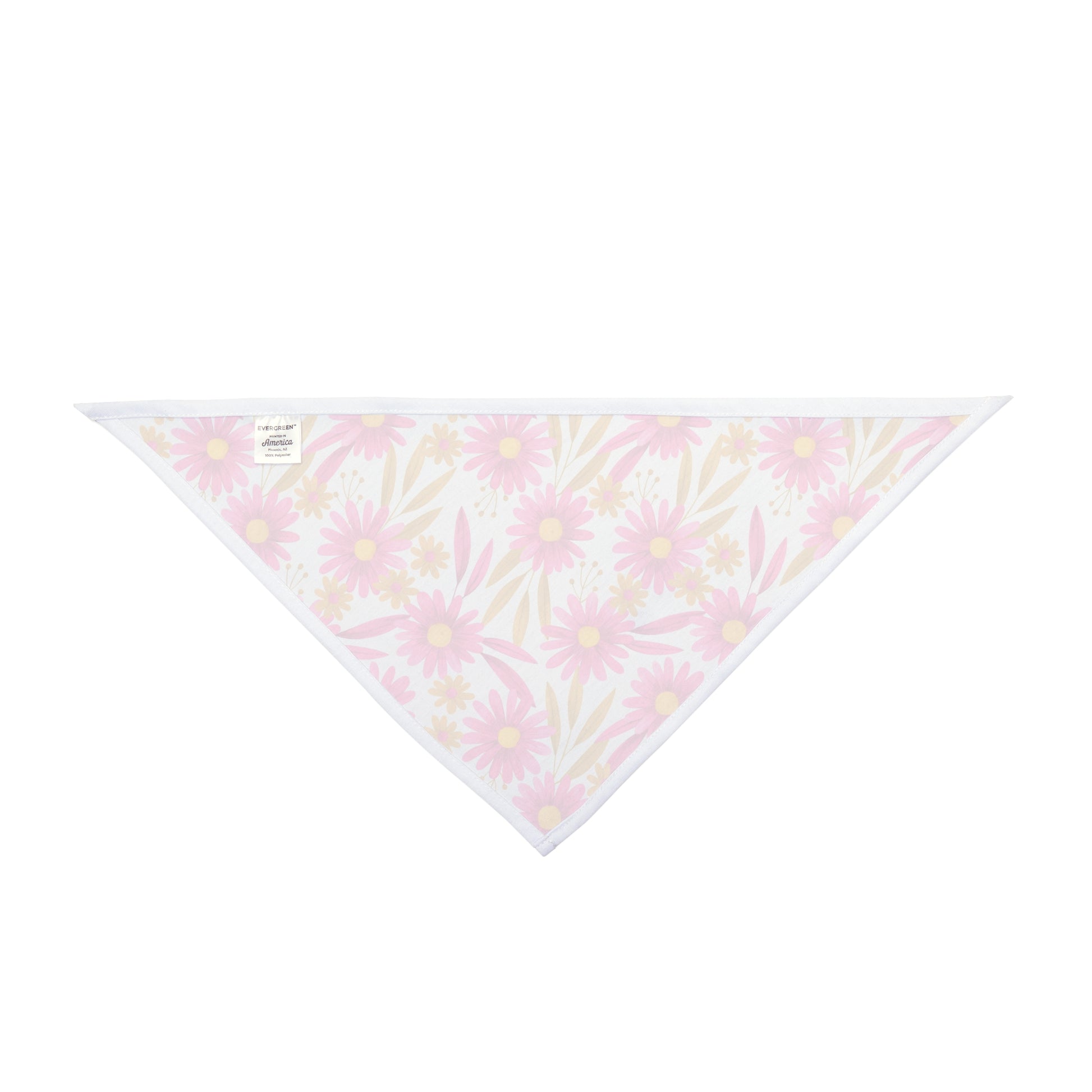 Add a pop of color to your dog's style with our Pink Daisy Delight Dog Bandana/Wild Rag. The white background with fun bright pink daisies creates a cheerful and vibrant look. Crafted from soft-spun polyester, this wild rag ensures comfort and style. Make your pup stand out with this exclusive design, available only at Eliza Singer. 