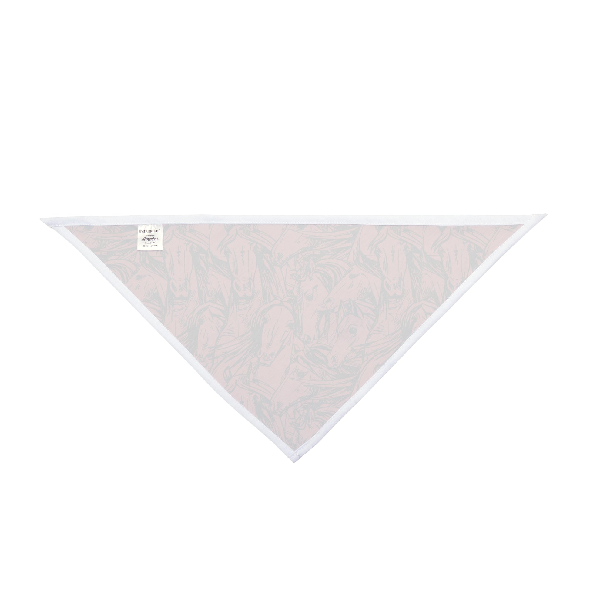 Unleash the elegance of horses with our Equine Elegance Dog Bandana/Wild Rag. The ink sketch of horse heads on a dark coral background adds a touch of sophistication to your pup's look. Crafted from soft-spun polyester, this wild rag ensures comfort and style. Let your dog showcase their love for equine beauty with this exclusive design, available only at Eliza Singer.