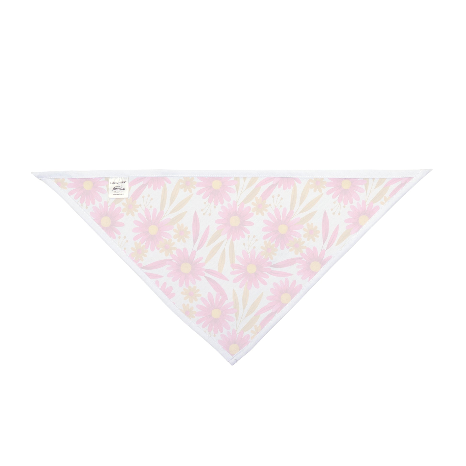 Add a pop of color to your dog's style with our Pink Daisy Delight Dog Bandana/Wild Rag. The white background with fun bright pink daisies creates a cheerful and vibrant look. Crafted from soft-spun polyester, this wild rag ensures comfort and style. Make your pup stand out with this exclusive design, available only at Eliza Singer. 