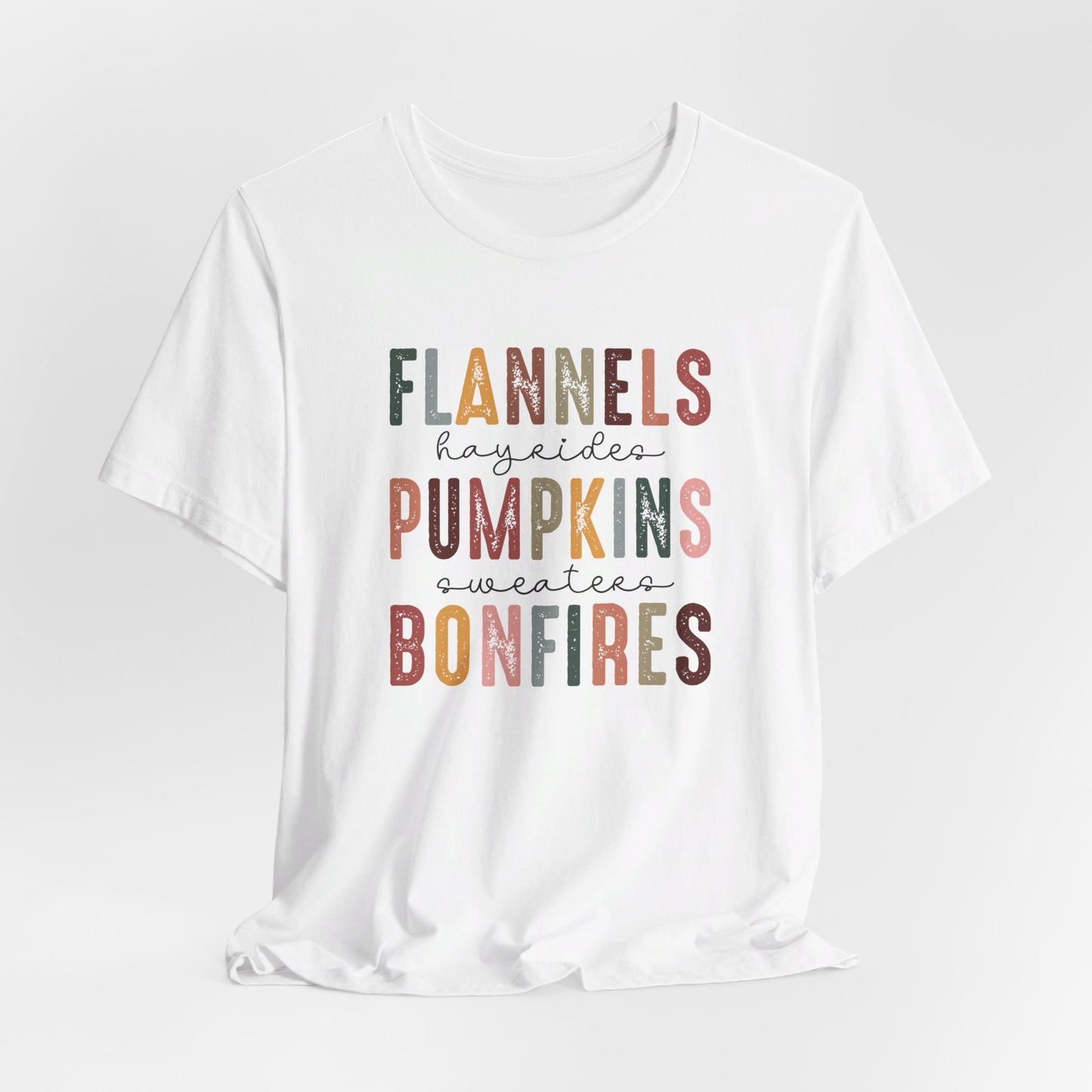 Fall Favorites: Bella Canvas T-shirt with Autumn Typography